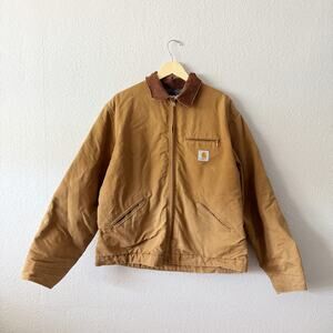 Vintage Carhartt Detroit Jacket Tan 48 Tall